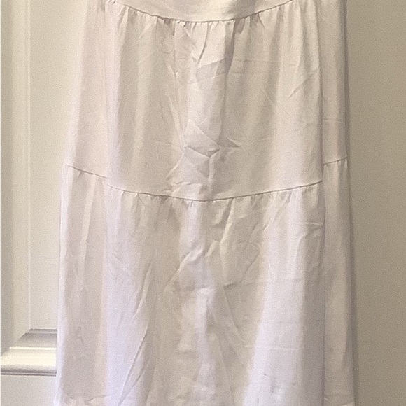 Mango Halter Neck Open Back White Dress Size 3XL Long Flowing 100% Cotton NEW - Picture 7 of 13